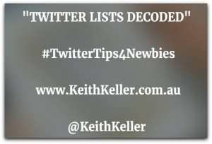 TWITTER LISTS DECODED